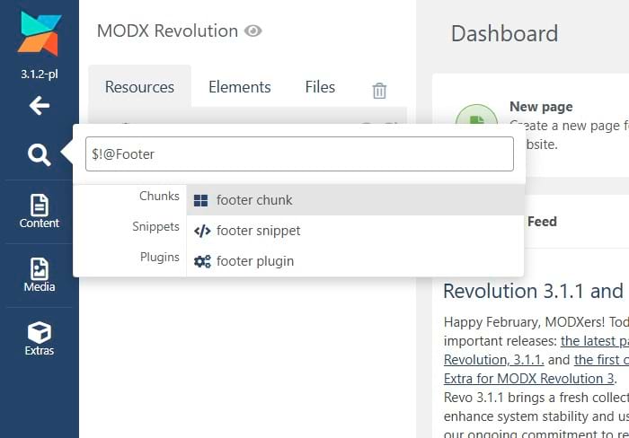 MonsterSearch — Smarter Manager Search for MODX ModX Extra